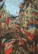 Claude Monet Rue Saint Denis, 30th June 1878 China oil painting reproduction